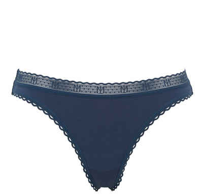 MAISON LEJABY String MAISONLEJABY La Petite Lejaby String nuit bleue