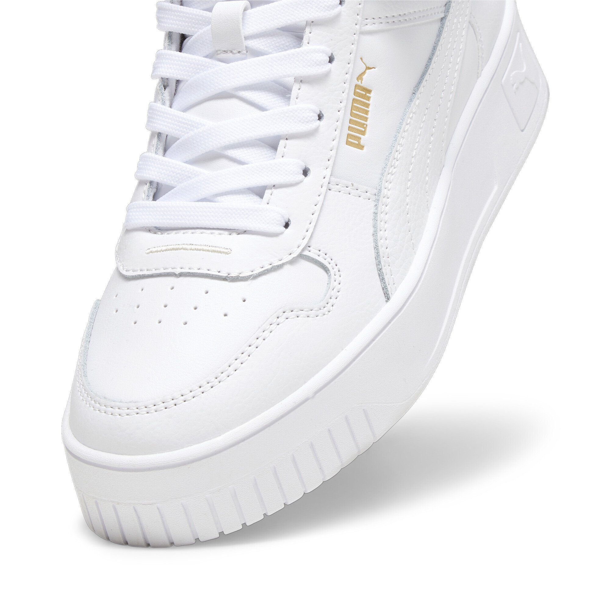 PUMA Mid Street Sneaker Damen Sneakers Gold Carina White