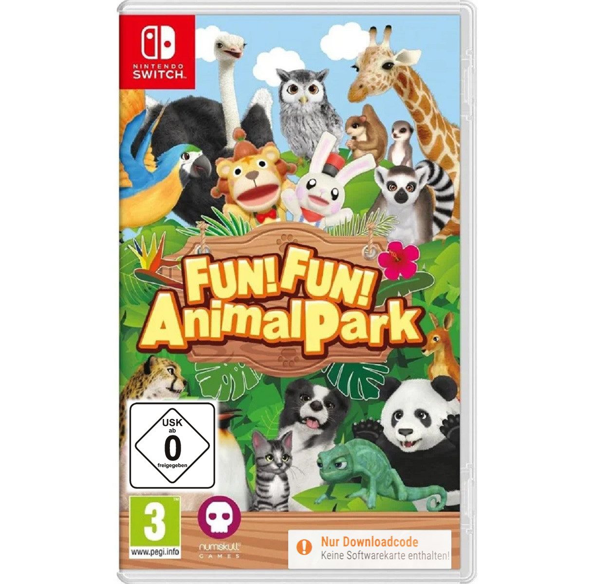 Nintendo Switch FUN! FUN! Animal Park Action Minispiele - Downloadcode Nintendo Switch