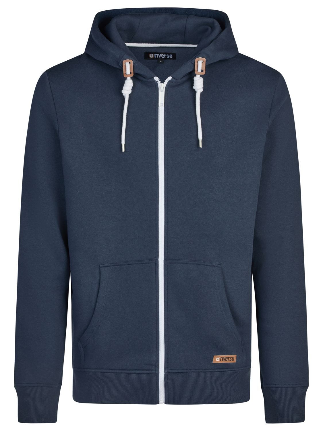 riverso Kapuzensweatjacke Herren Sweatjacke RIVThilo Regular Fit Hoodie – Bild 3 von 4