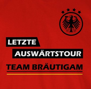 Shirtracer T-Shirt Letzte Auswärtstour Team Bräutigam JGA Männer