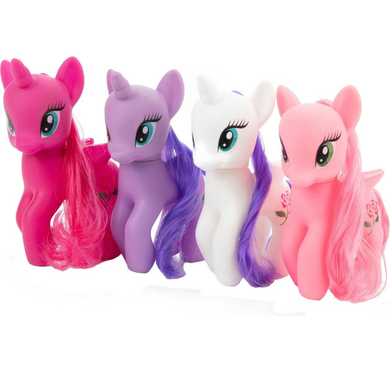 Toi-Toys Actionfigur DREAM HORSE Set Fantasiepferde -Einhorn- (4 Stück)