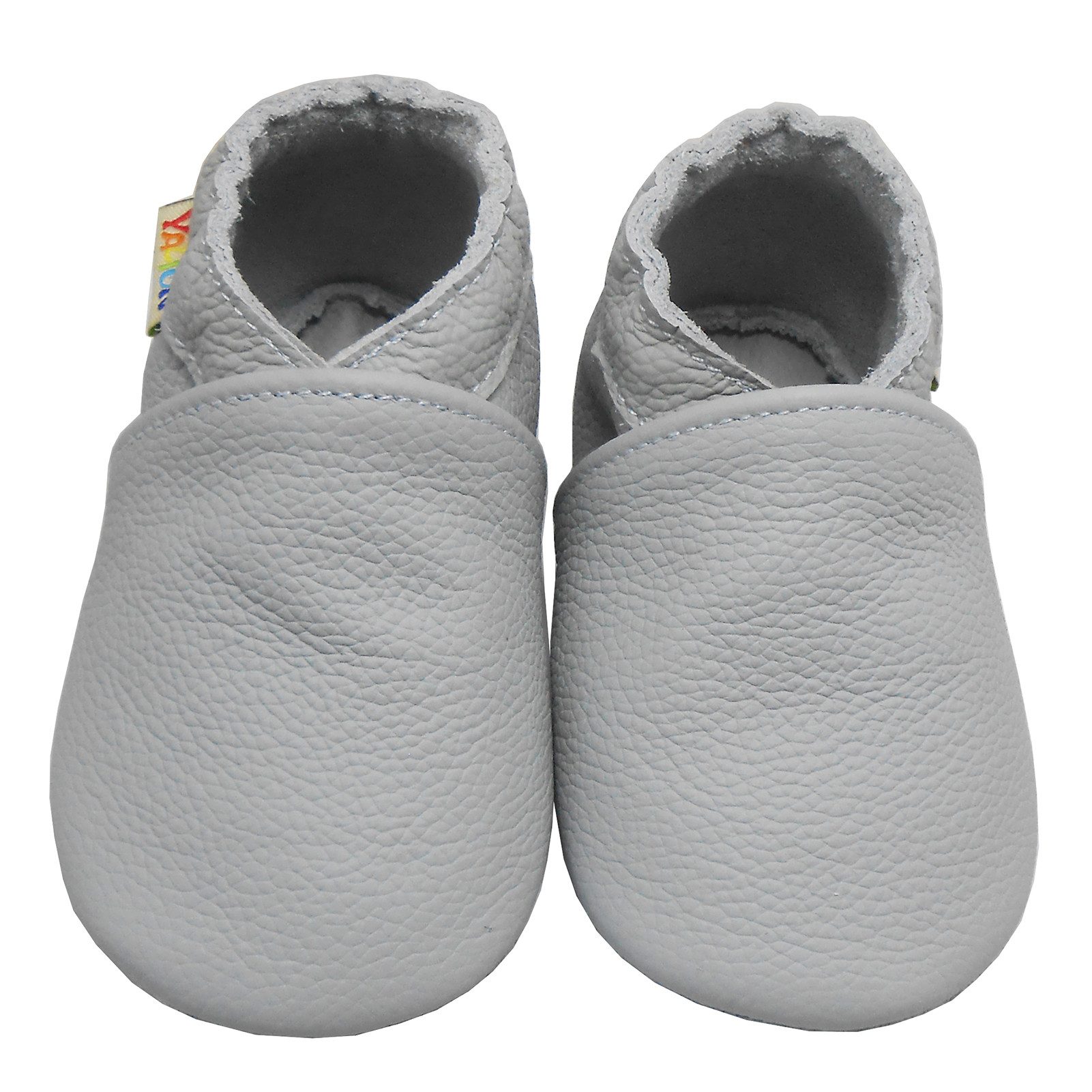 Yalion Yalion Leder Baby-Lauflernschuhe, weich, rutschfest, handgefertigt Krabbelschuh Baby Schuh aus echtem Leder,Barfußgefühl & rutschfester Sohle