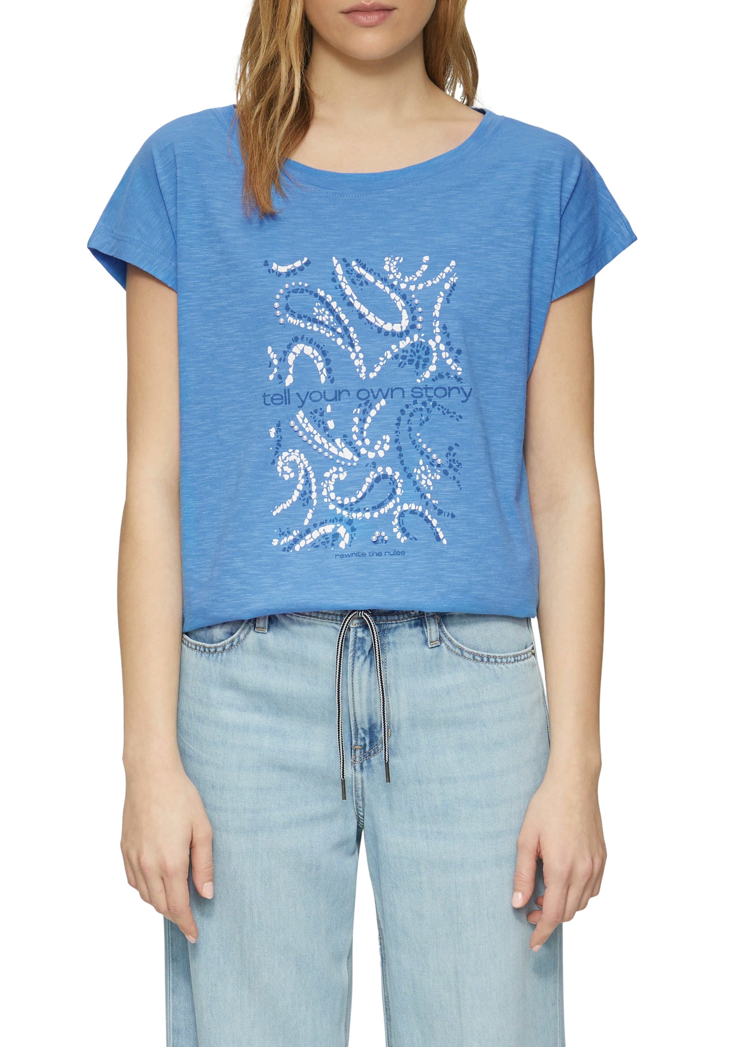 s.Oliver T-Shirt mit Artwork Print günstig online kaufen