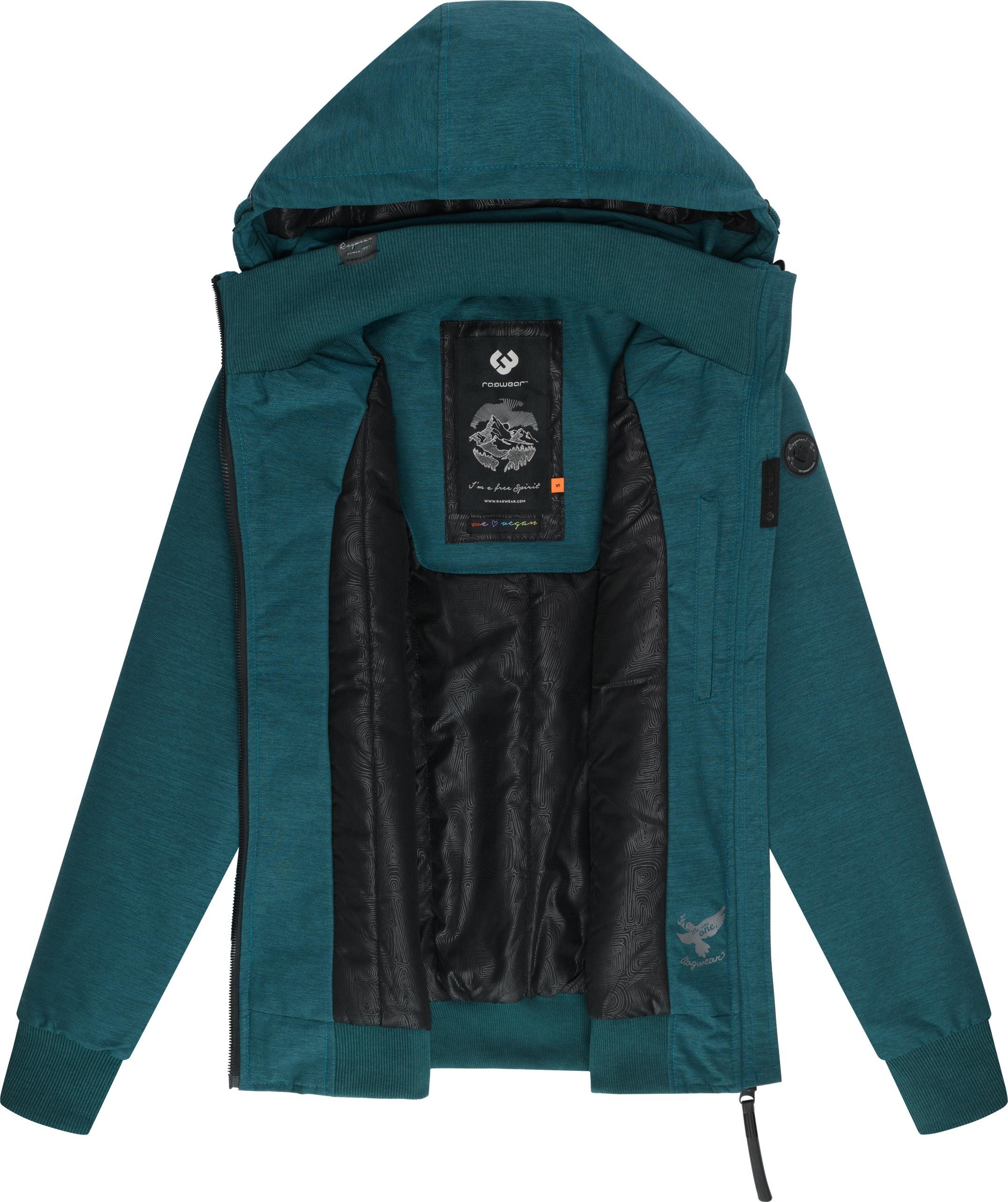 Ragwear Winterjacke Nuggie Melange stylische, melierte Damen Freizeitjacke – Bild 4 von 5