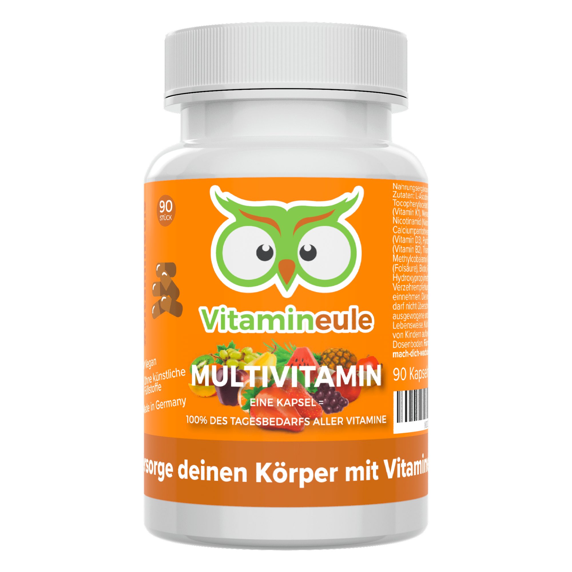 Multivitamin Kapseln - alle Vitamine A-Z - Kapsel