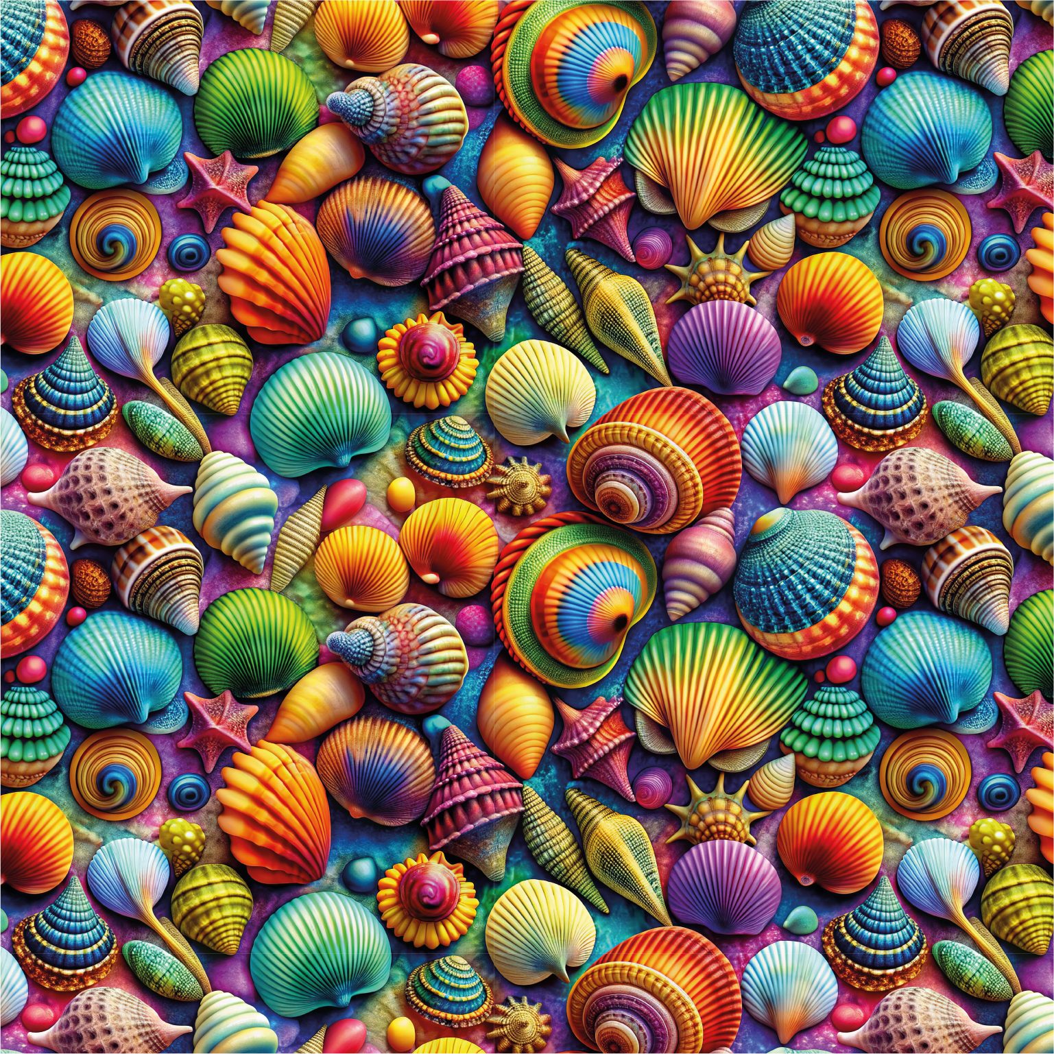 lillestoff Stoff Baumwollstoff Baumwolle Webware 3D-Optik Summer Muscheln Meer, Meterware, 50 cm x 150 cm