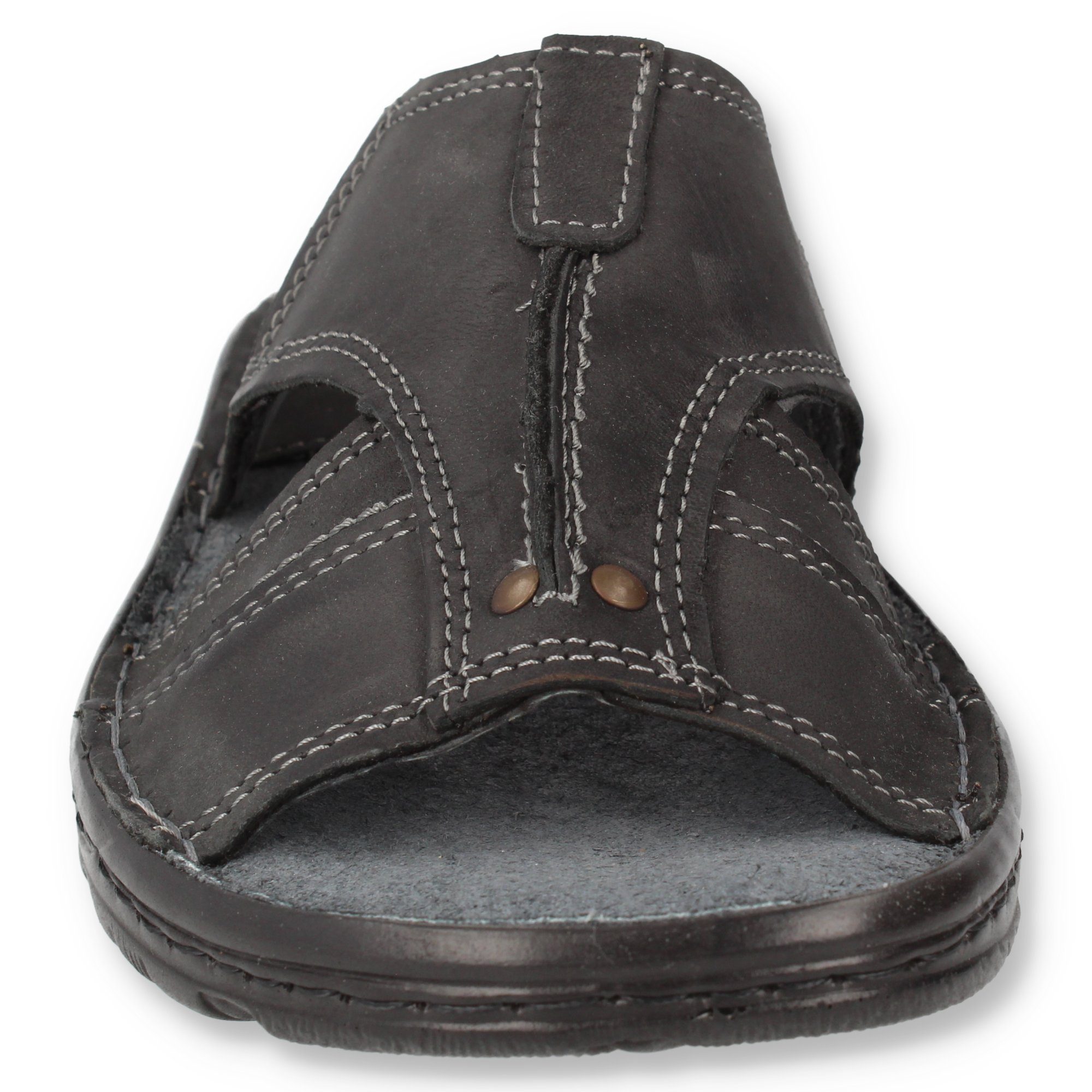 Cloque Lerma offene Herren Leder Pantolette offene Loafer, Slipper, aus Leder, Straßensohle