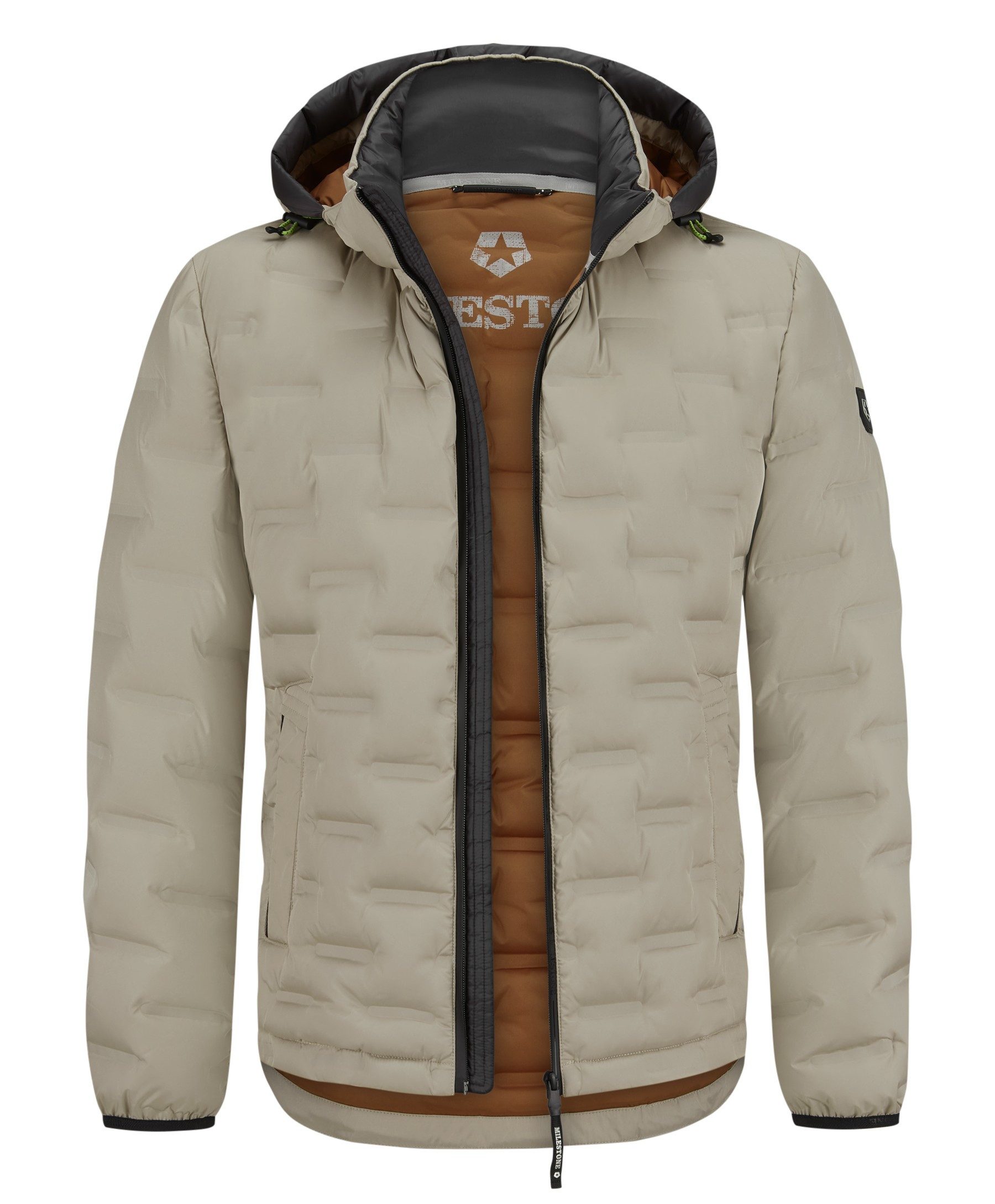 Milestone Steppjacke MSBrayden mit abnehmbarer Kapuze und Waterproof-Reißve günstig online kaufen