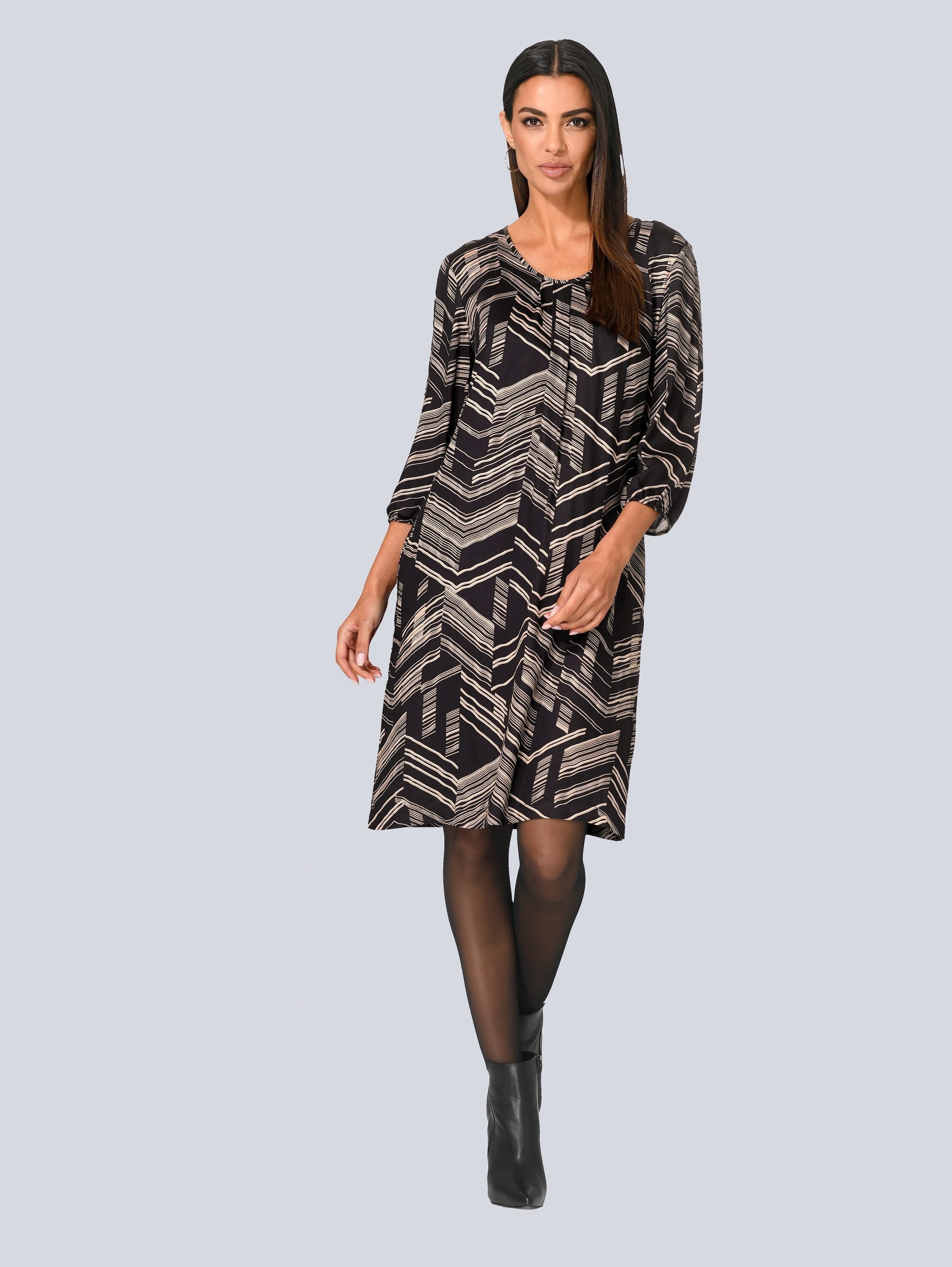 Alba Moda Druckkleid Kleid mit grafischem Druck