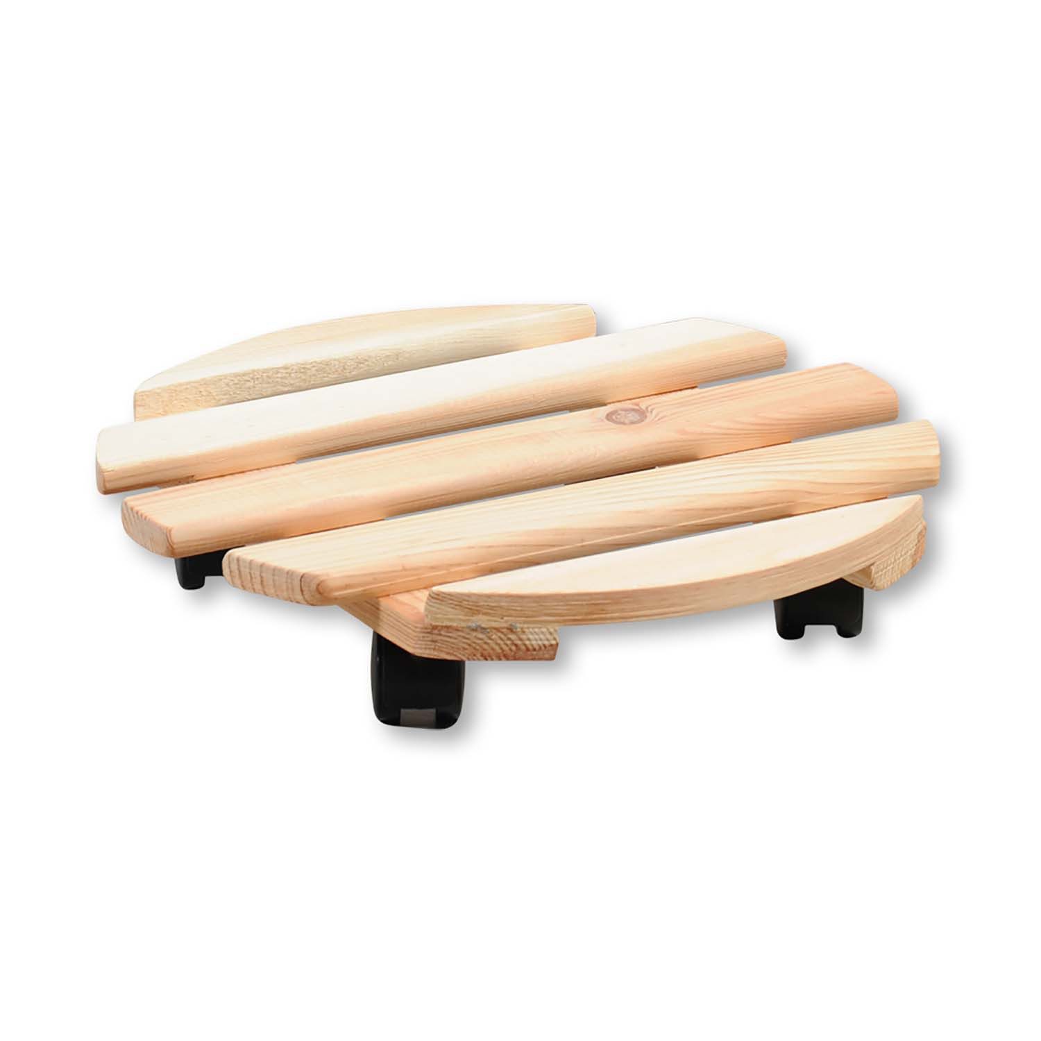 Kesper Blumenständer Pflanzenroller - Kiefernholz - Ø 35cm