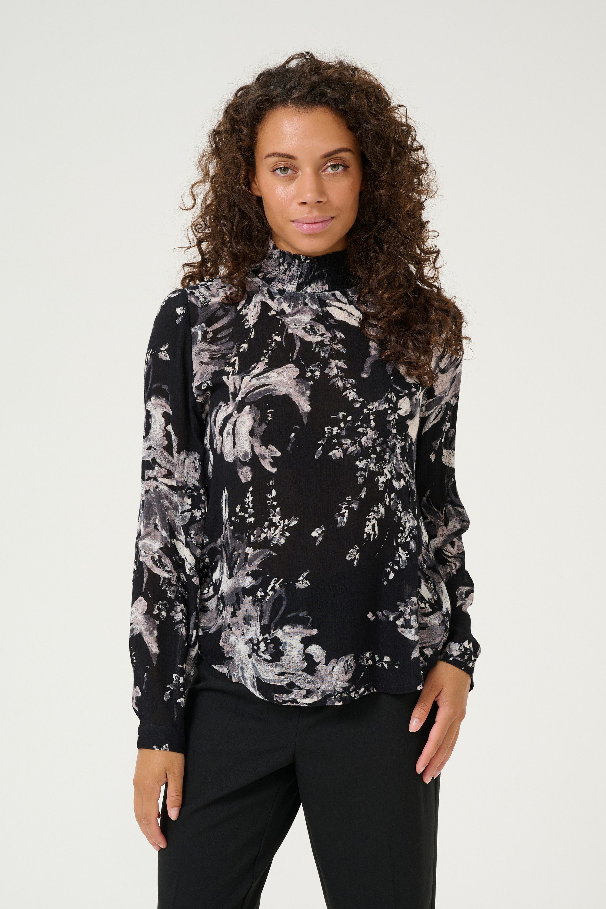 Langarmbluse Bluse langarm KAamber