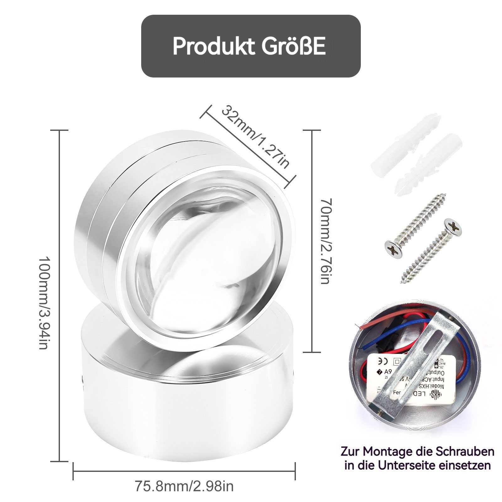 BlingBin LED Wandleuchte 6W Innen Wandlampe günstig online kaufen
