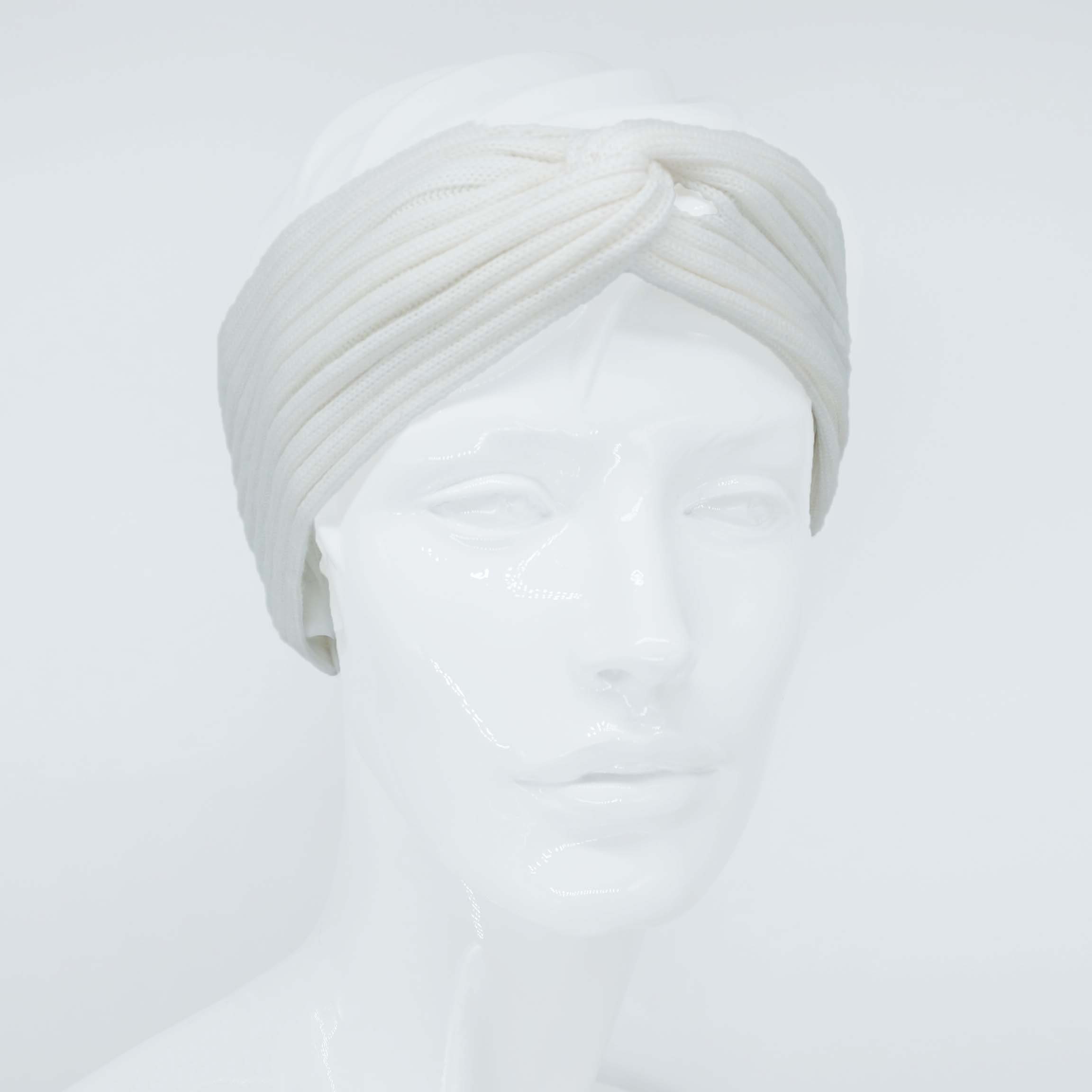 BEAZZ Stirnband Stirnband Ohrenwärmer Damen Winter 100% WOLLE Merino Feinstrick, warm und weich natur