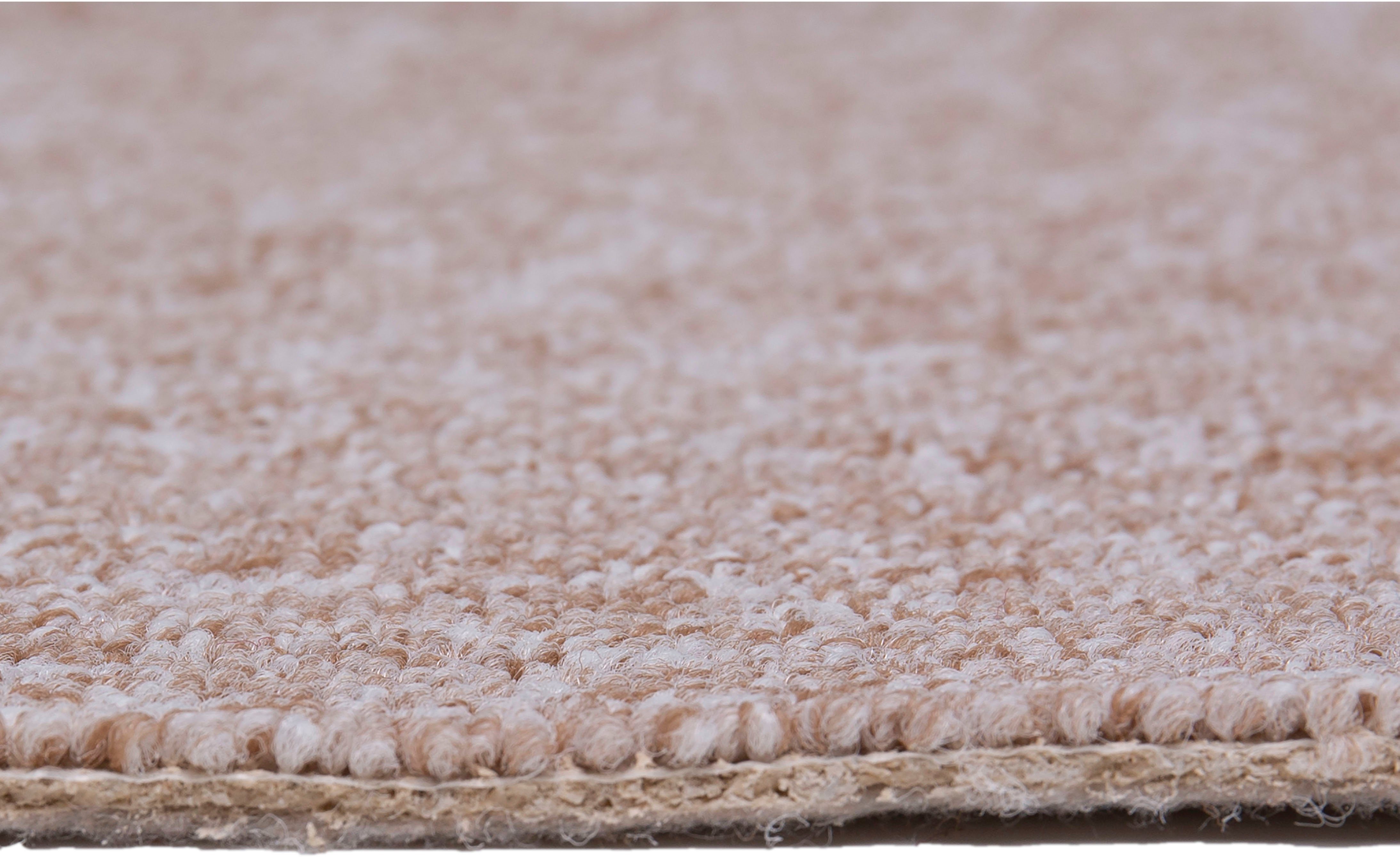 Teppichboden Coupon Feinschlinge Höhe: cm strapazierfähig mm, pflegeleicht 400 beige cm, oder 6 Paul, 500 Breite & Andiamo, meliert, rechteckig