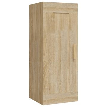 furnicato Wandregal Wandschrank Sonoma-Eiche 35x34x90 cm Holzwerkstoff