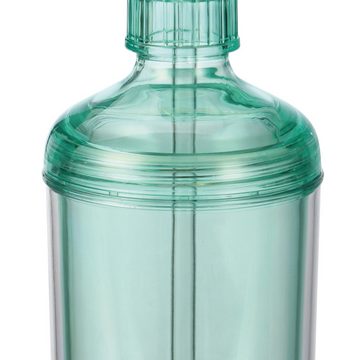 bremermann Thermobecher Thermobecher mit integriertem Trinkhalm, 450 ml Inhalt, grün, Kunststoff, BPA-frei, mit integriertem Trinkhalm