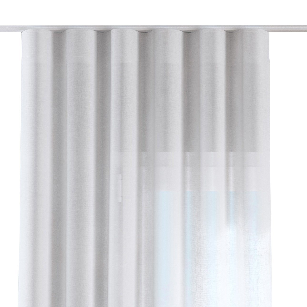 Vorhang Wellenvorhang 60x100 cm, Romantica, Dekoria weiß