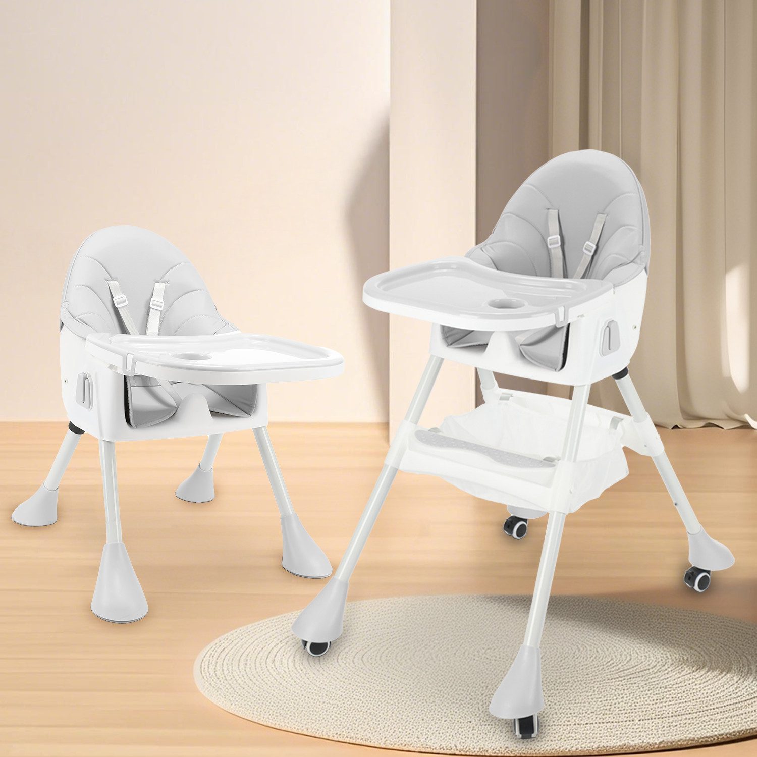 oyajia Kinderstuhl 3-in-1 Kinderstuhl, Kombistuhl, Babystuhl, günstig online kaufen