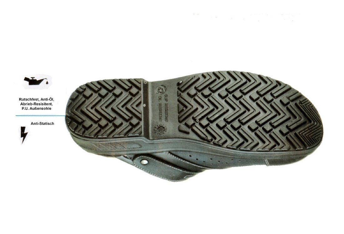 EuroRoutier Sicherheitsschuh Sicherheitsschuh (Obermaterial und Einlegesohle Leder, reflektierende Bänder) Arbeitsschuhe