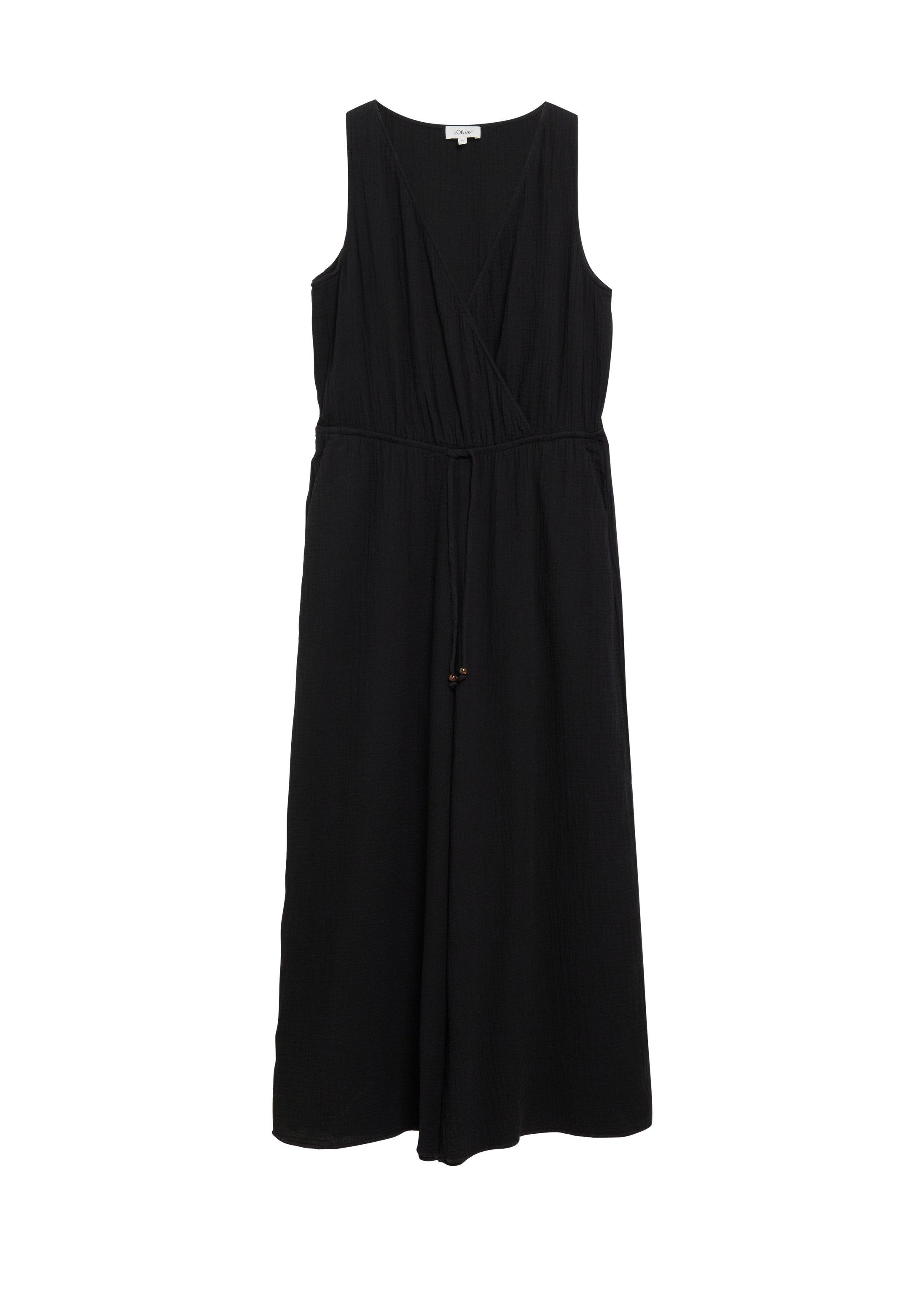 s.Oliver Jumpsuit Overall Overall aus Musselin mit elastischer Taille