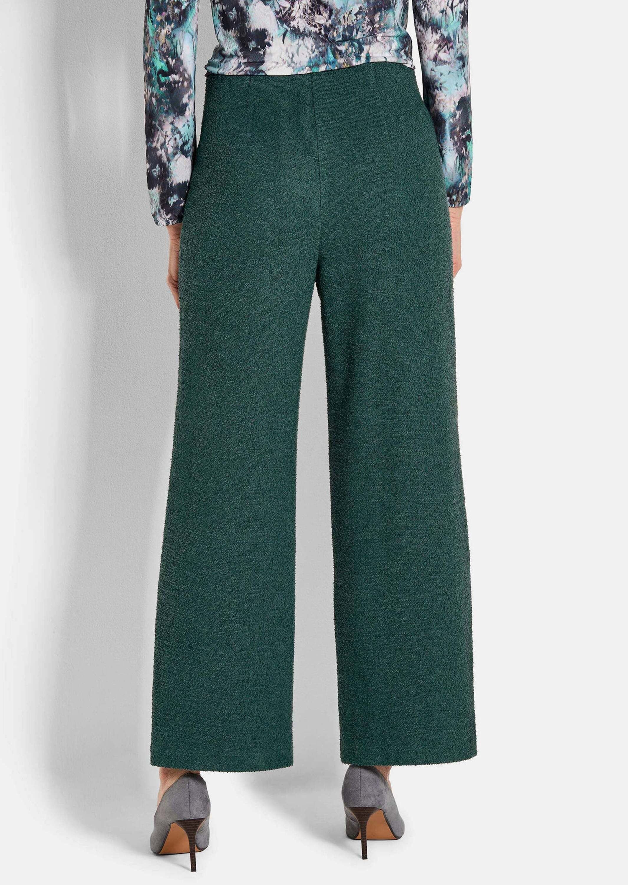 Schlupfhose Elegante Palazzohose VERA in Bouclé