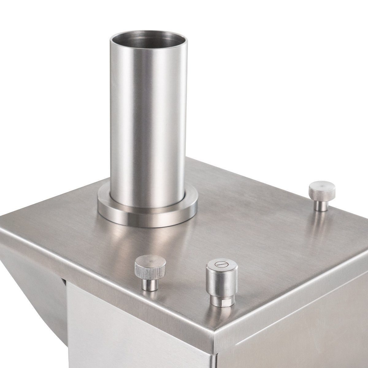 GastroHero Wurstschneider Currywurst Schneider elektrisch Edelstahl 5–30 mm, Saugfüße für sicheren Stand, spülmaschinenfeste Haube – Bild 4 von 5