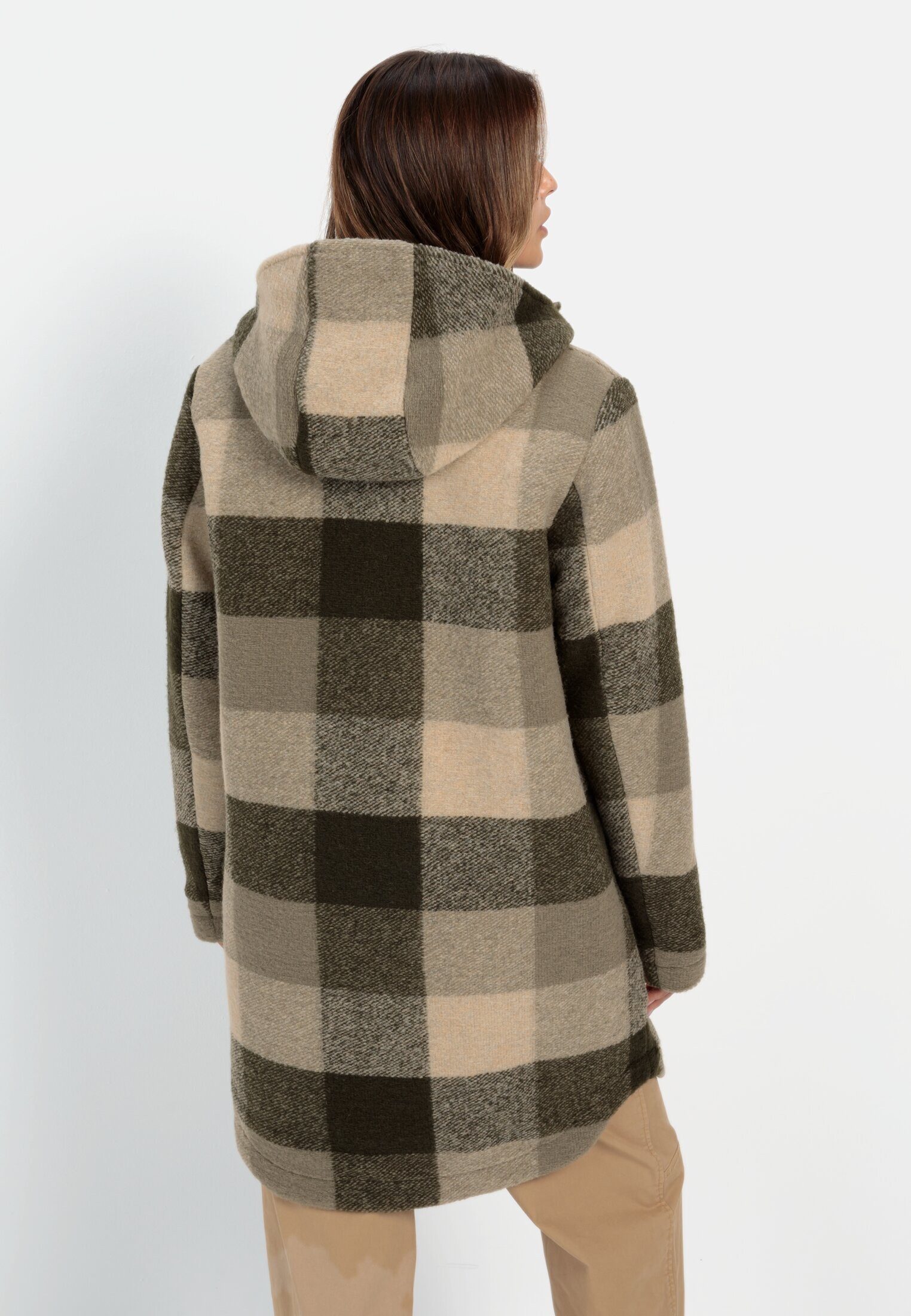 camel active Wollmantel mit Kapuze günstig online kaufen