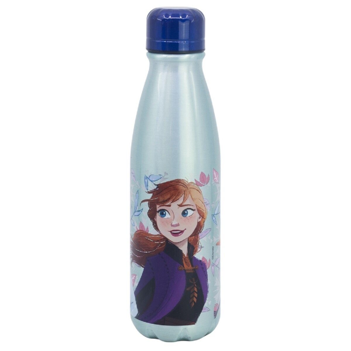 Disney Trinkflasche Disney Frozen Trinkflasche Aluminium, 600ml, mit Sicherheitsverschluss