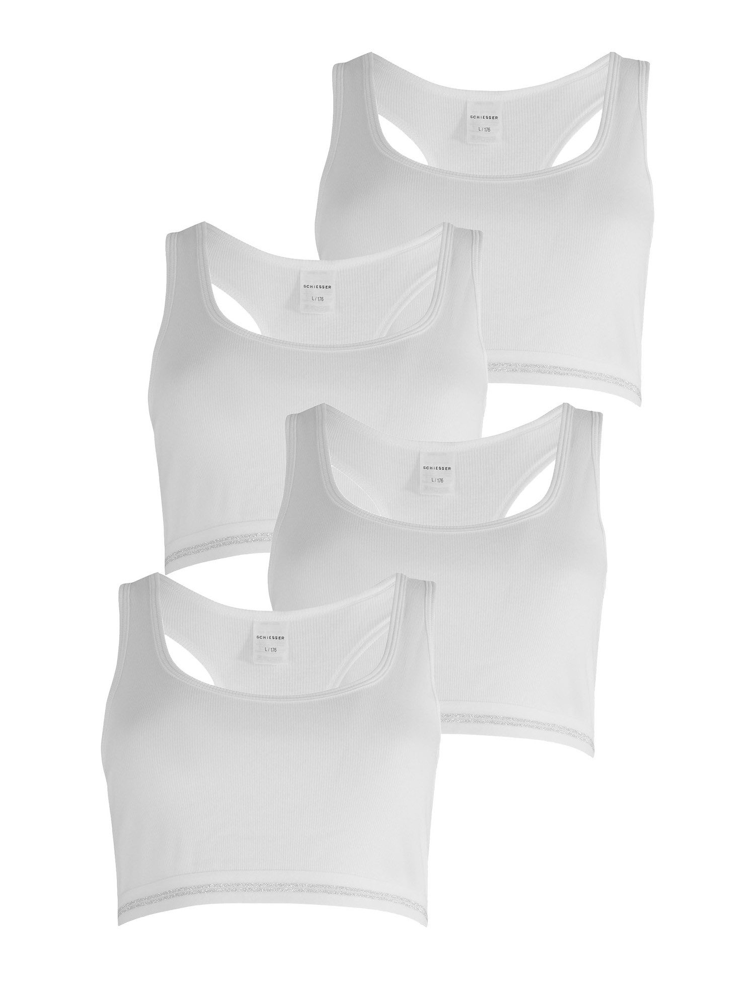 Schiesser Bustier Long Life Rib (4-tlg) bh bra-lette bustier