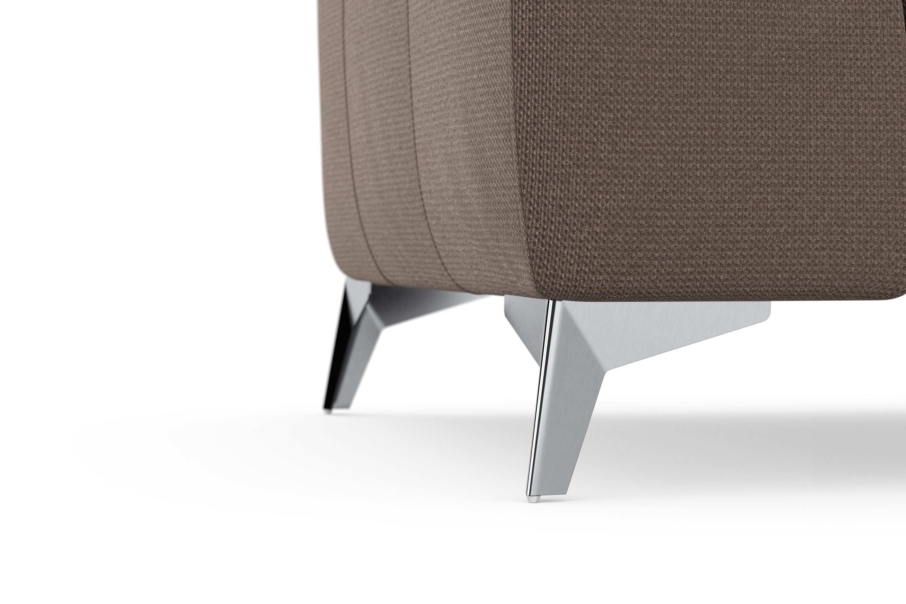 sit&more Ecksofa Sinatra, mit und mit Kopfteilverstellung optinal Recamiere, Armteilfunktion