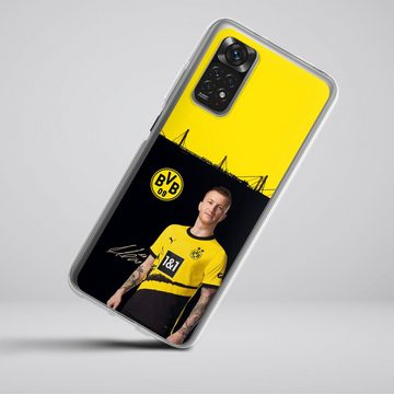 DeinDesign Handyhülle Borussia Dortmund Marco Reus BVB Marco Reus 23/24, Xiaomi Redmi Note 11 Silikon Hülle Bumper Case Handy Schutzhülle