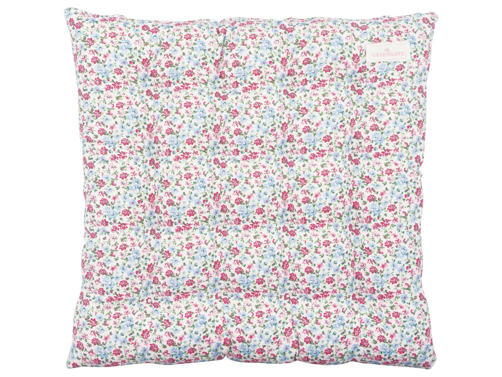 Greengate Sitzkissen Louisa Sitzkissen white 40x40cm