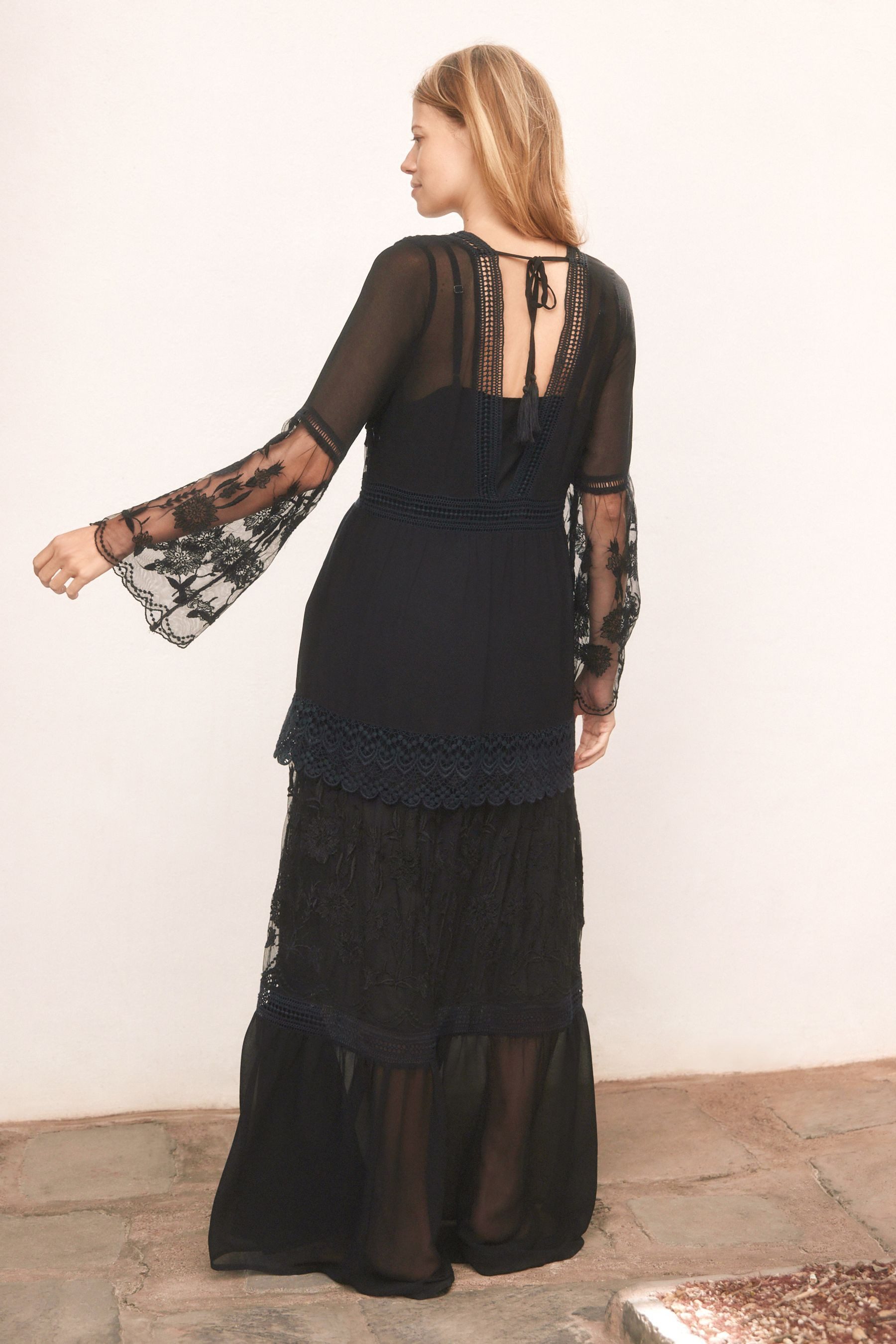 Rockett St George Maxikleid Rockett St George Maxikleid mit Spitzendetail (2-tlg)