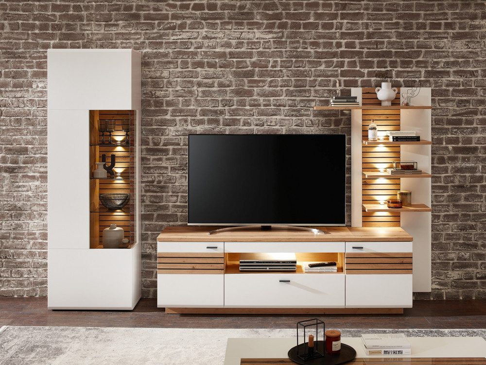 WOHN CONCEPT Premium Möbel Wohnwand