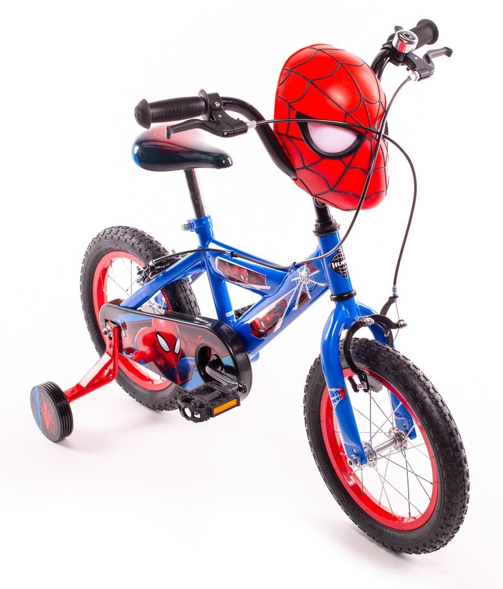 Kinderfahrrad Ultimate Spider-Man 16 Zoll Trommelbremse Fahrradhelm 51-55 cm 