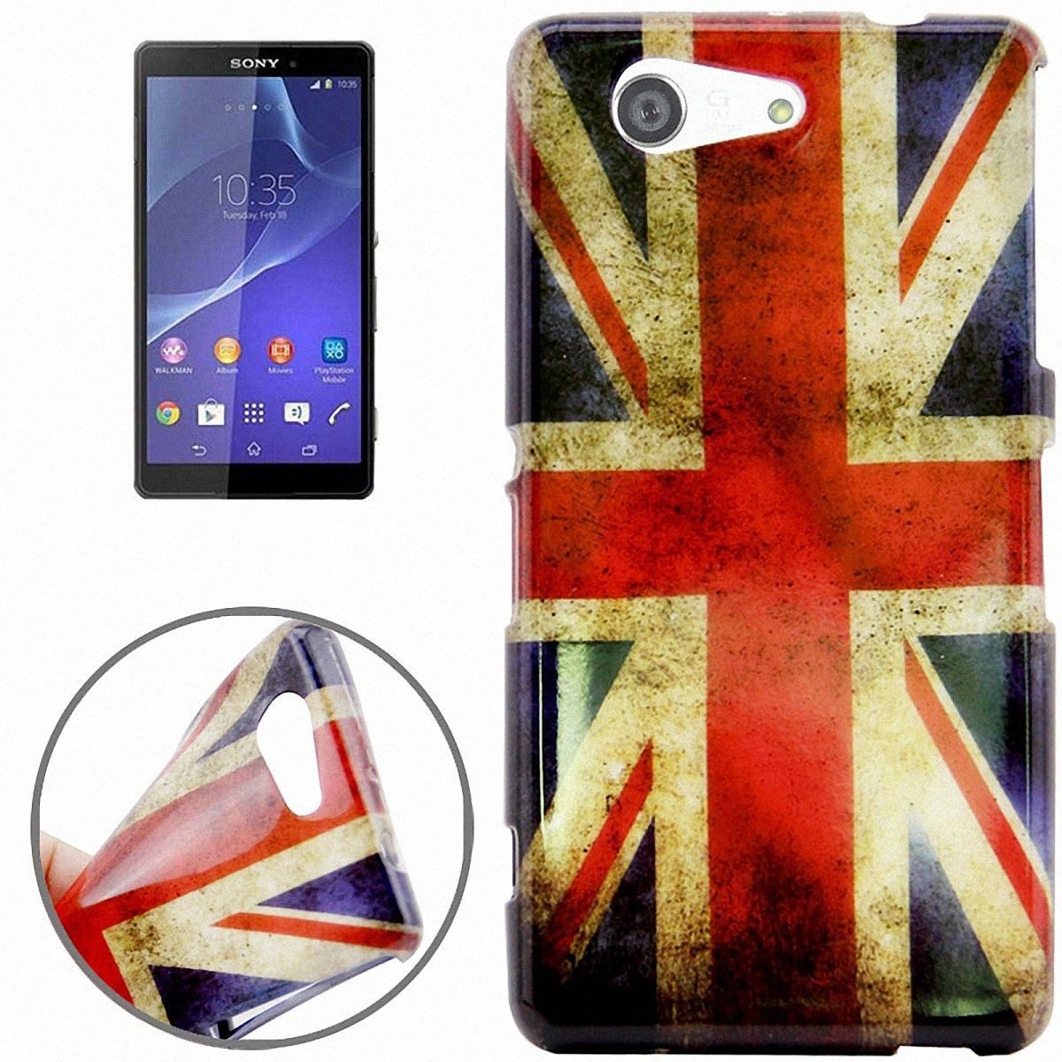 König Design Handyhülle Sony Xperia Z3 Compact, Sony Xperia Z3 Compact Handyhülle Backcover Mehrfarbig