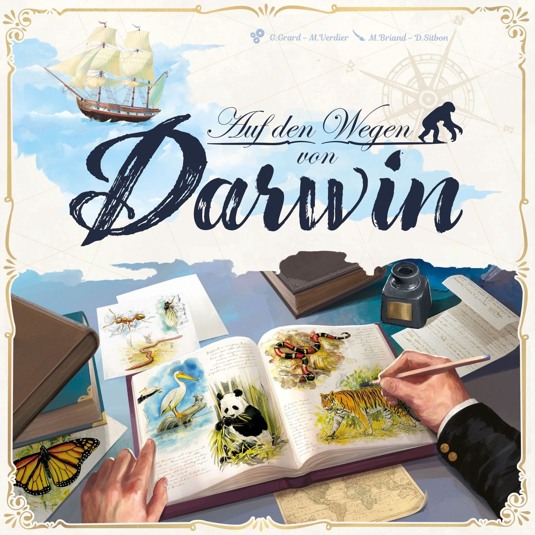 Spiel Gigamic - Auf den Wegen von Darwin