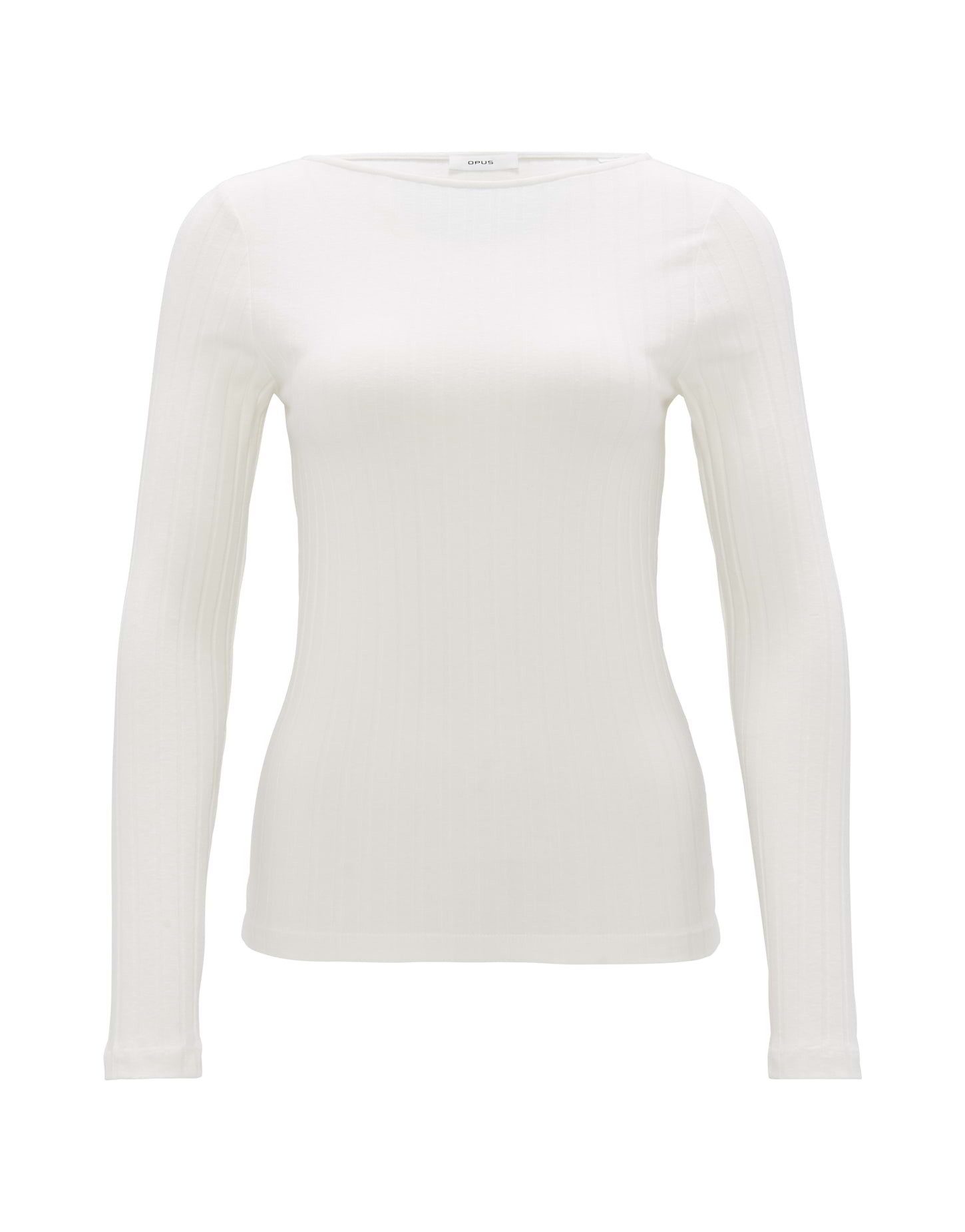 OPUS Langarmshirt Rippshirt SOVKE Slim aus günstig online kaufen