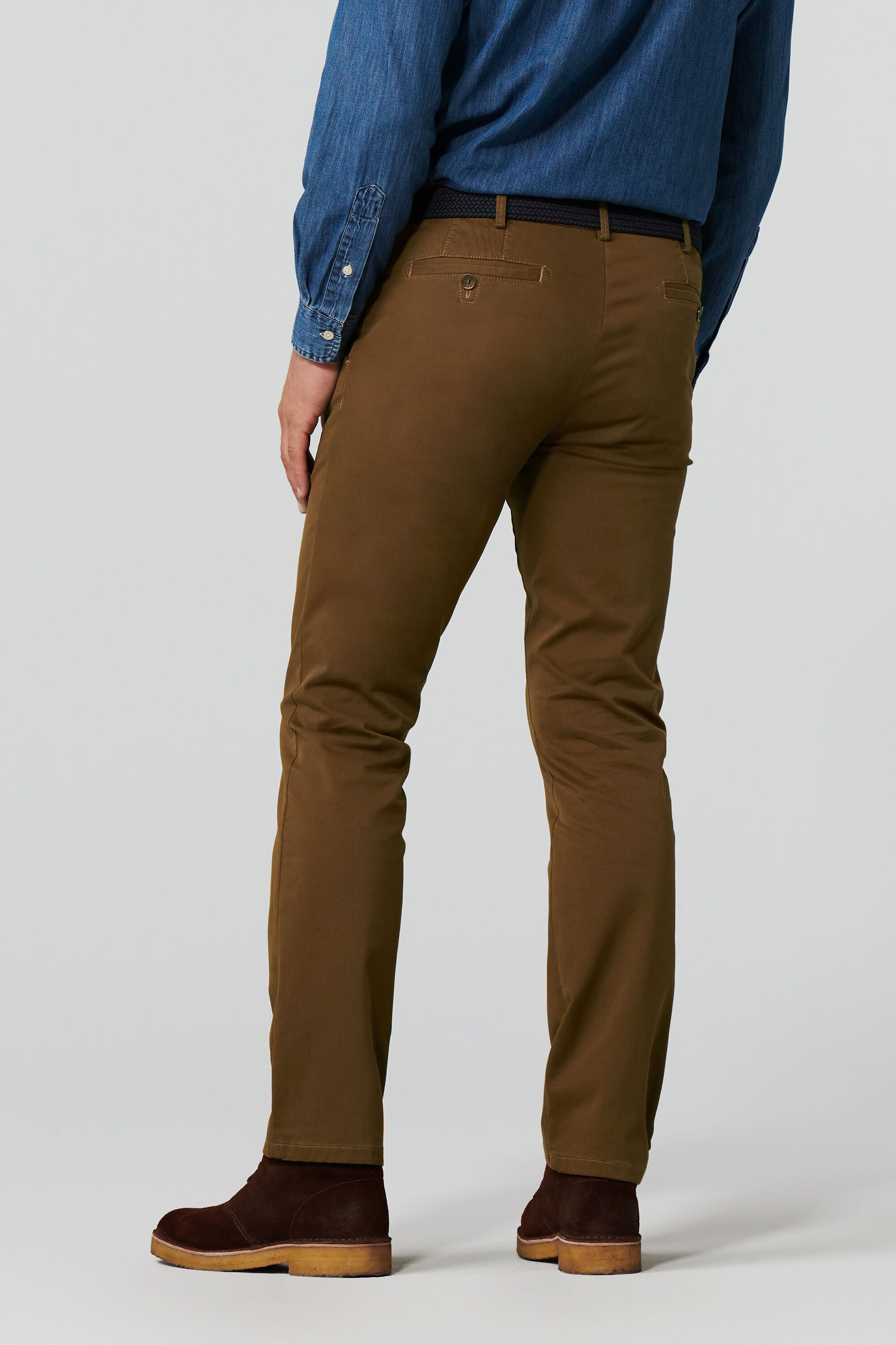 MEYER Chinos Roma mit Stretch-Dehnbund