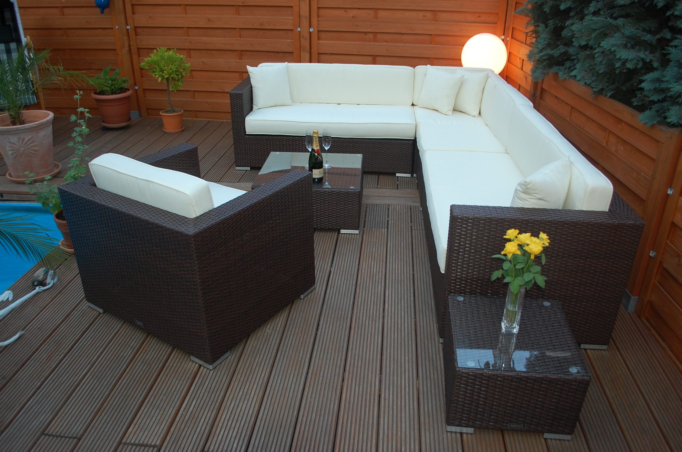 Ragnarök Möbel-Design Gartenlounge-Set Narvik, (Set, Ecklounge, günstig online kaufen