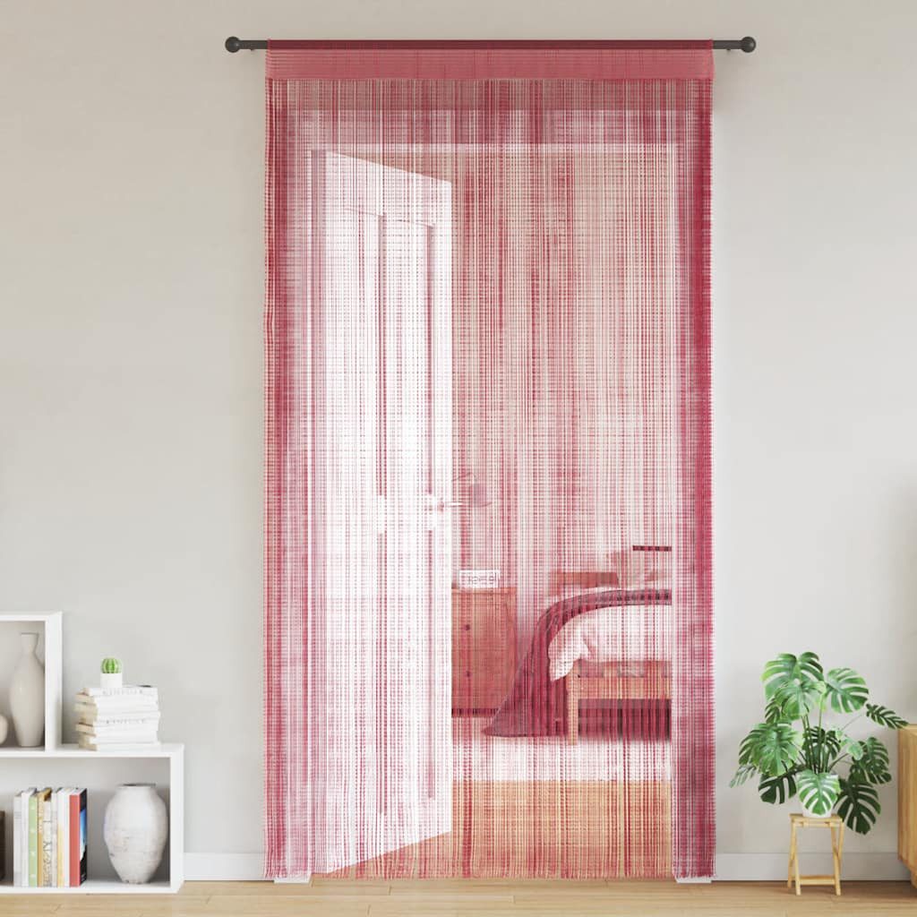 vidaXL Vorhang Fadenvorhänge 2 Stk. Rosa 140x250 cm (2 St)