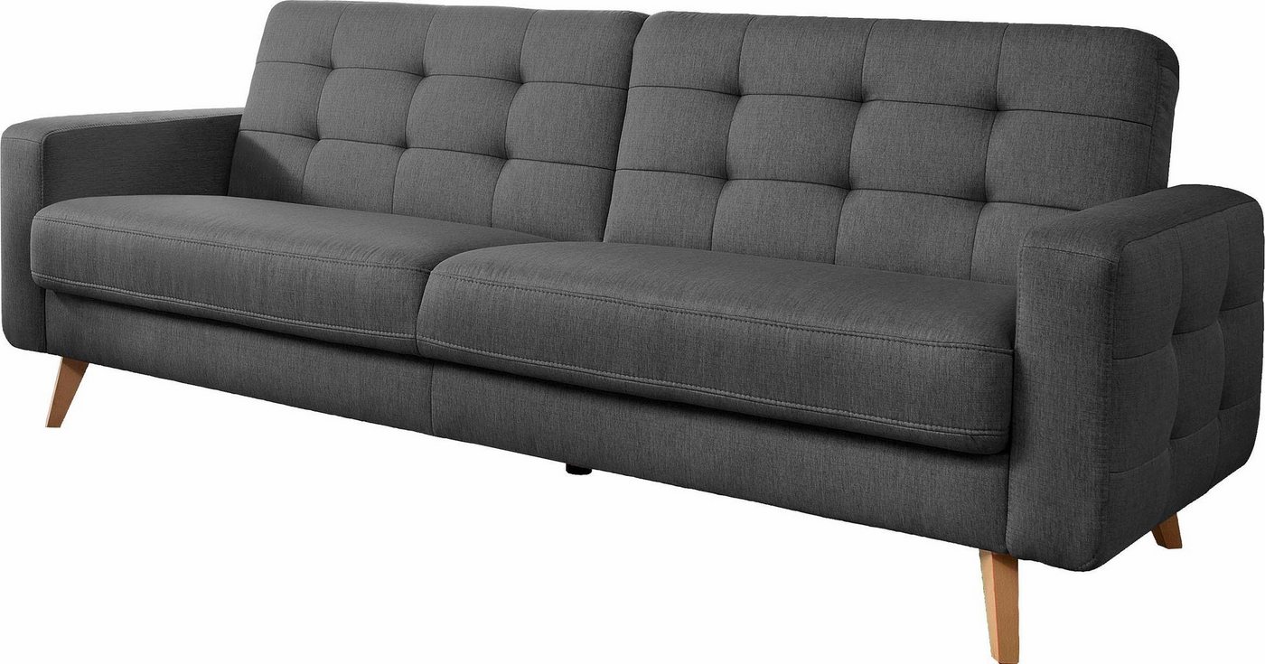 exxpo - sofa fashion 3-Sitzer, mit Bettfunktion und Bettkasten-HomeTrends