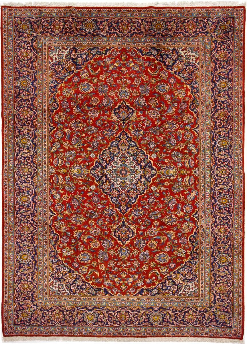 Orientteppich Keshan 246x340 Handgeknüpfter Orientteppich / Perserteppich, Nain Trading, rechteckig, Höhe: 12 mm
