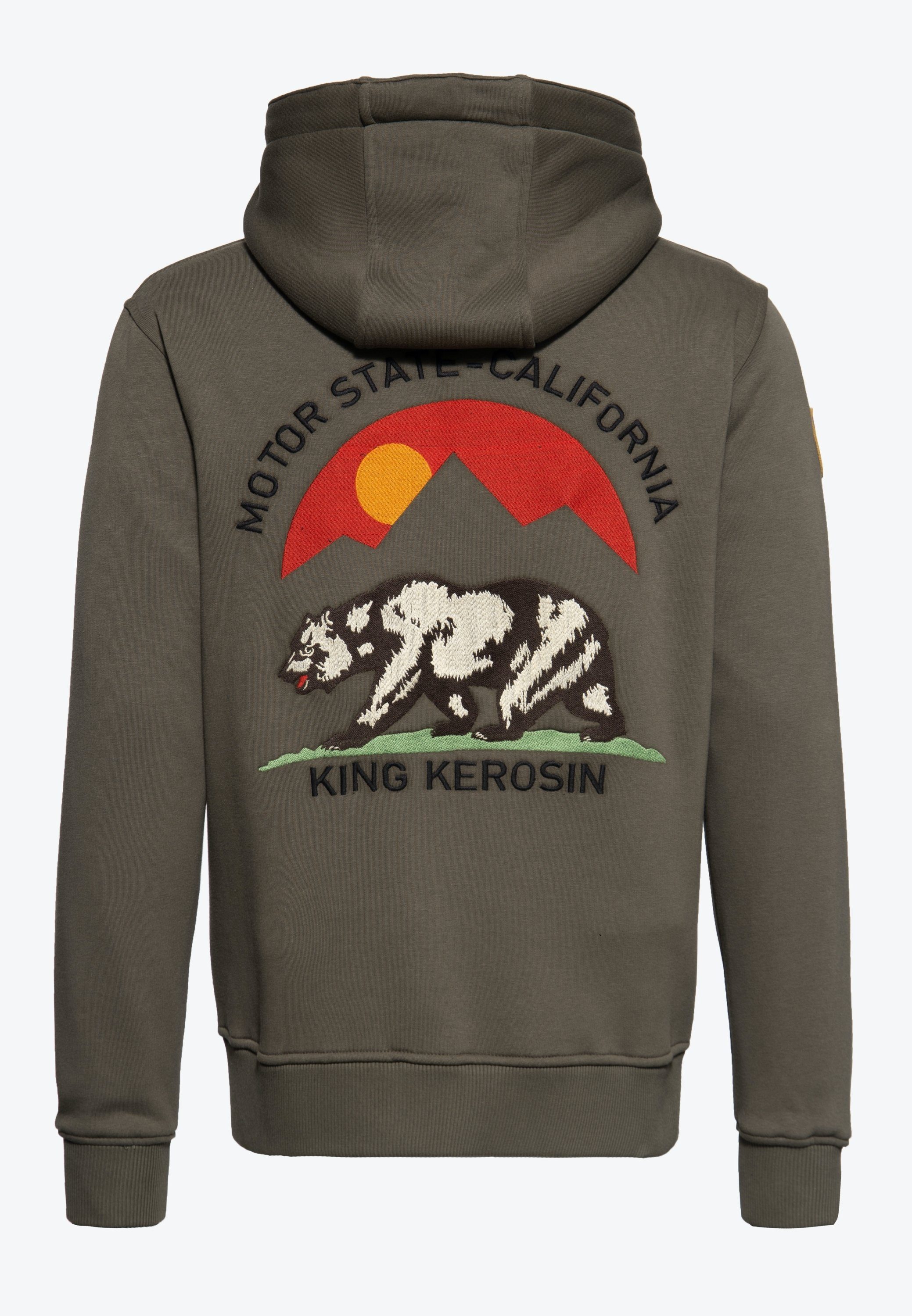 KingKerosin Kapuzensweatjacke KK Adventure Gear - Motor State California (1 günstig online kaufen