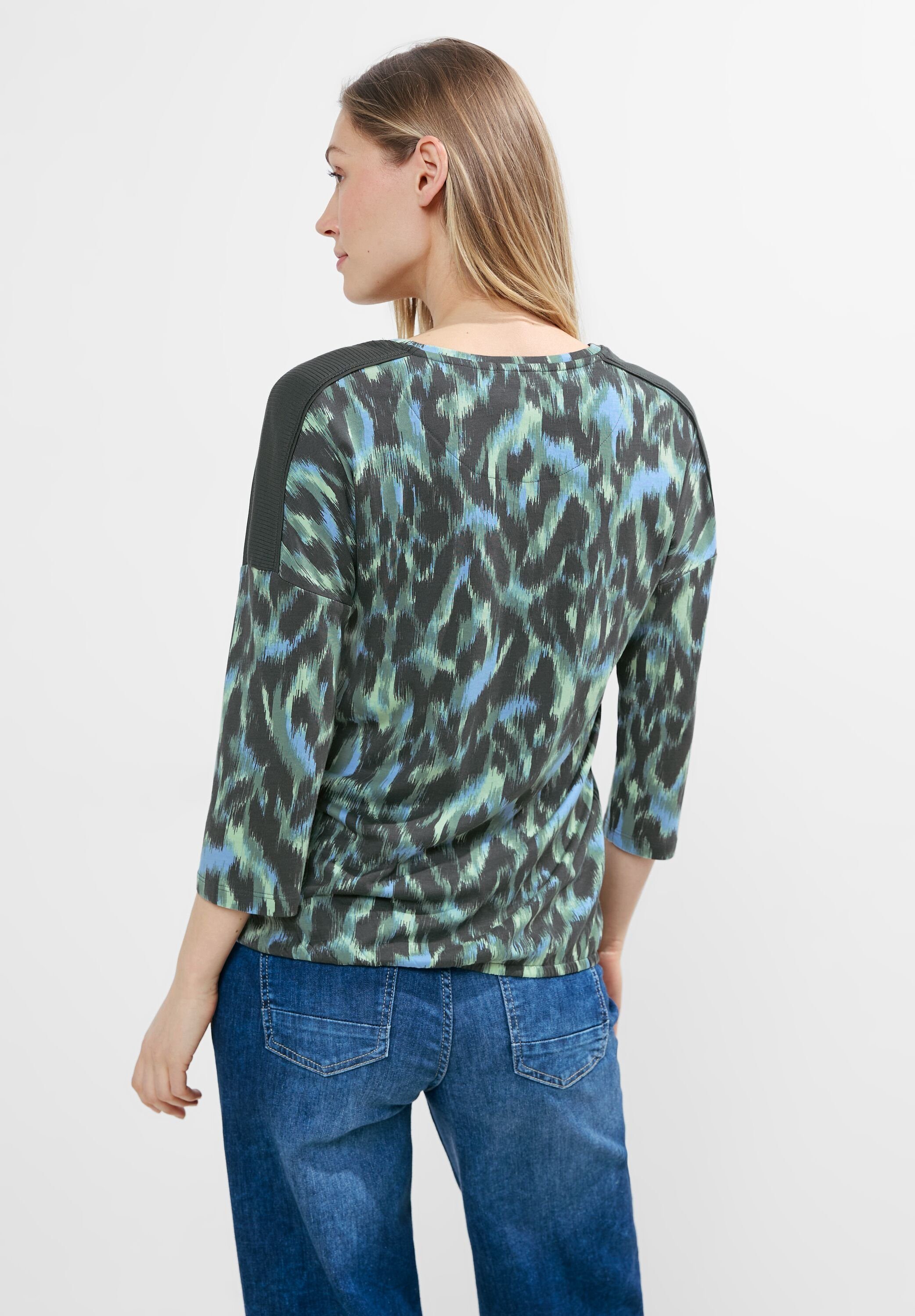 CECIL 3/4-Arm-Shirt mit allover Print