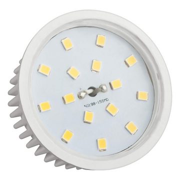 SEBSON LED-Leuchtmittel LED Modul 5W ultra flach ø50x26mm Einbaustrahler 230V - 10er Pack