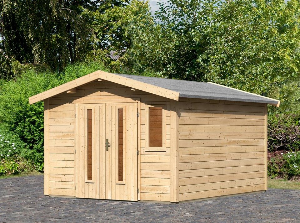 KONIFERA Gartenhaus »Wackerballig 8«, BxT 337x408 cm, Aus