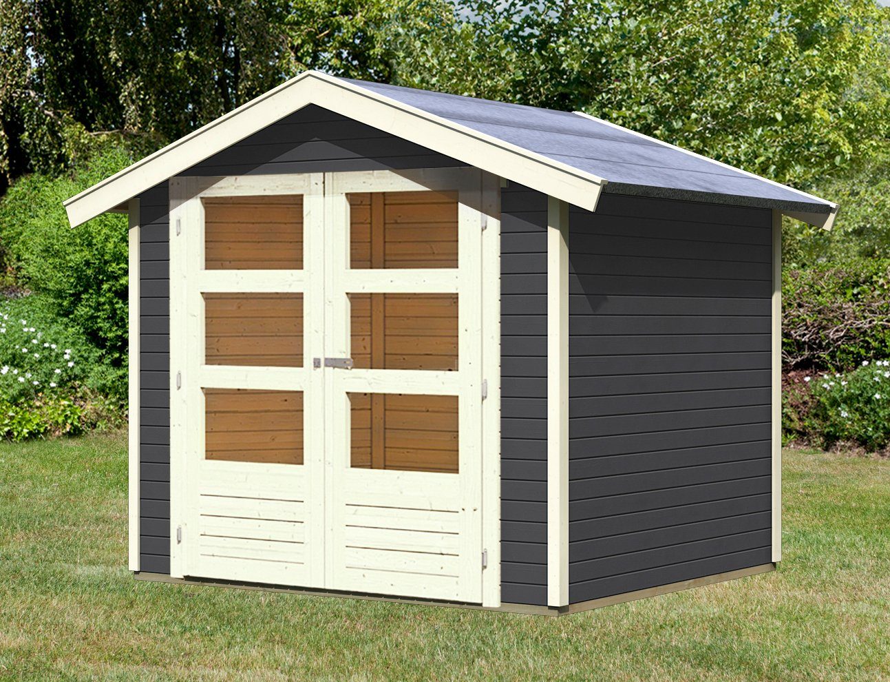 KARIBU Gartenhaus »Tostedt 4«, BxT 290x238 cm, in versch. Farben