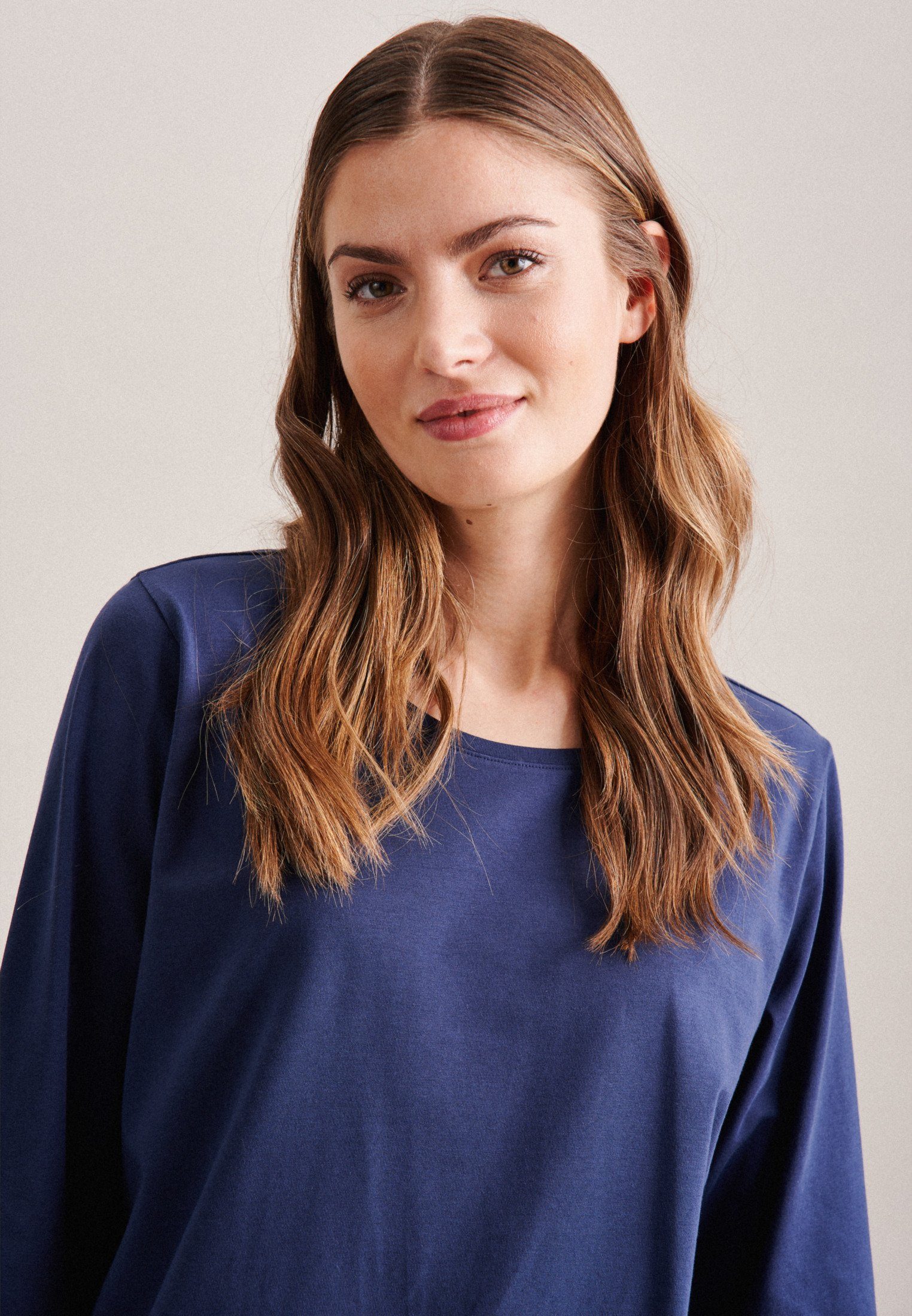 seidensticker Pyjama Schwarze Rose